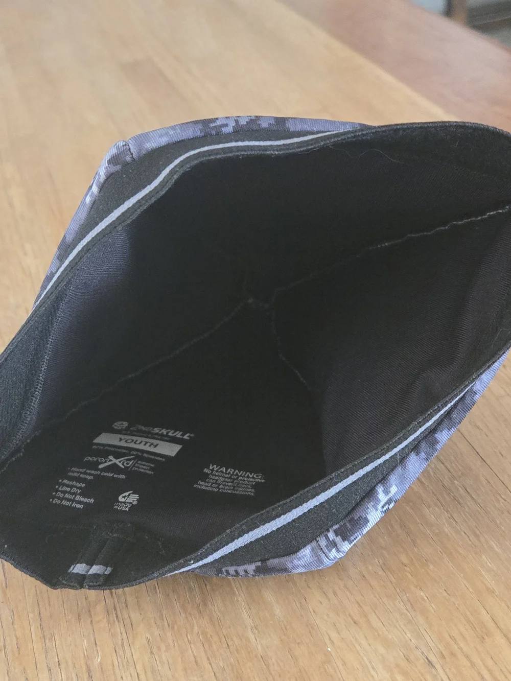 2nd Skull Protective Helmet Liner Cap Digital Camo Youth